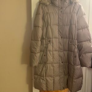 Liz Claiborne Winter Coat with Faux Fur
